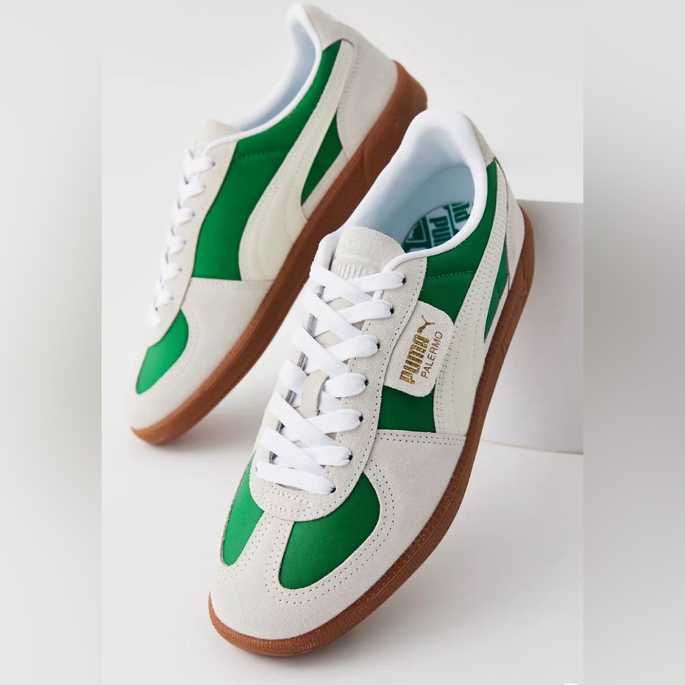 PUMA PALMERO GREEN SNEAKERS